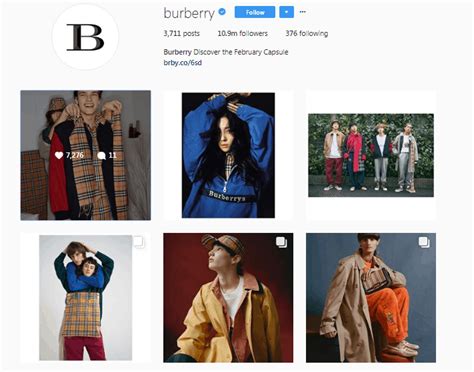 burberry instagram official|burberry instagram live.